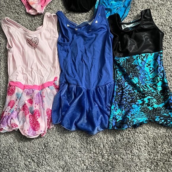 Colorful Girls' Dance Leotards Set XS/S 4-5 - Picture 3 of 6